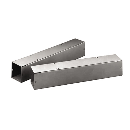 NVENT HOFFMAN WIREWAY TYPE 1 CLOSURE PLATE, NO KNOCKOUT 6.00X6.00 STEEL, GRAY F66GCPNK